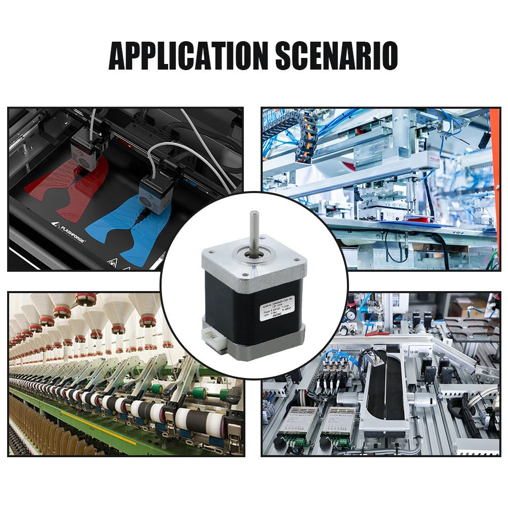 Шаговый двигатель Nema 17 для 3D принтера 0 45 нм 42hs48 мм 65 унций 4 5 кг