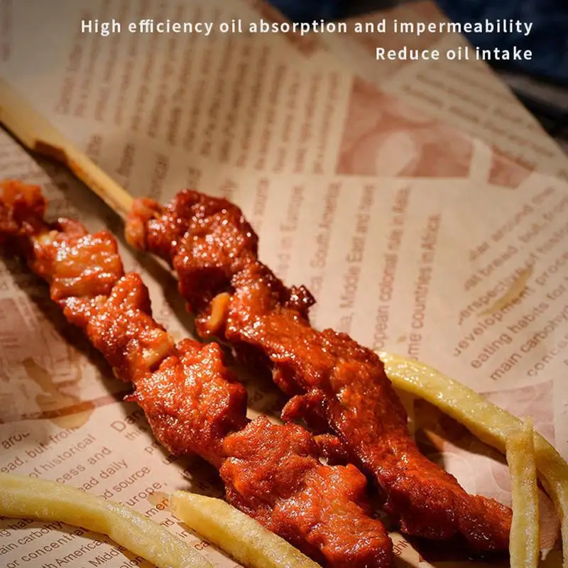 Смазочные бумажные листы безопасные для пищевых продуктов жиростойкие бумаги