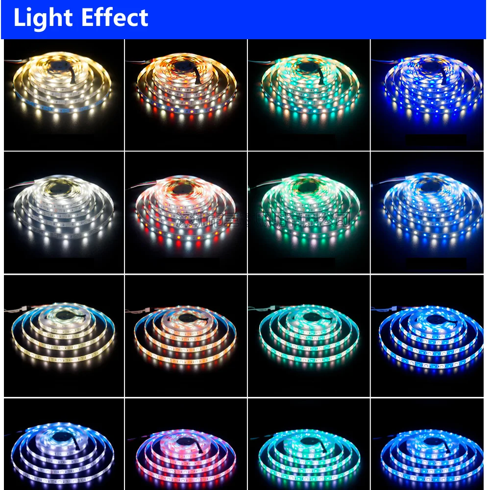 5M SMD 5050 RGB Светодиодная лента 60 светодиодов/м DC 12 В 24 RGBCCT RGBW RGBWW Теплый белый/белый