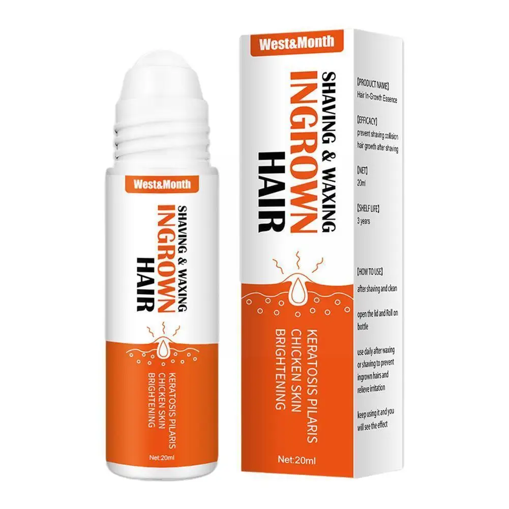 

20ml Ingrown Hair Cream Bump Removal Stopper Treatment Reduce Skin After Redness Prevent Waxing Serum Repairing Shaving W7R5
