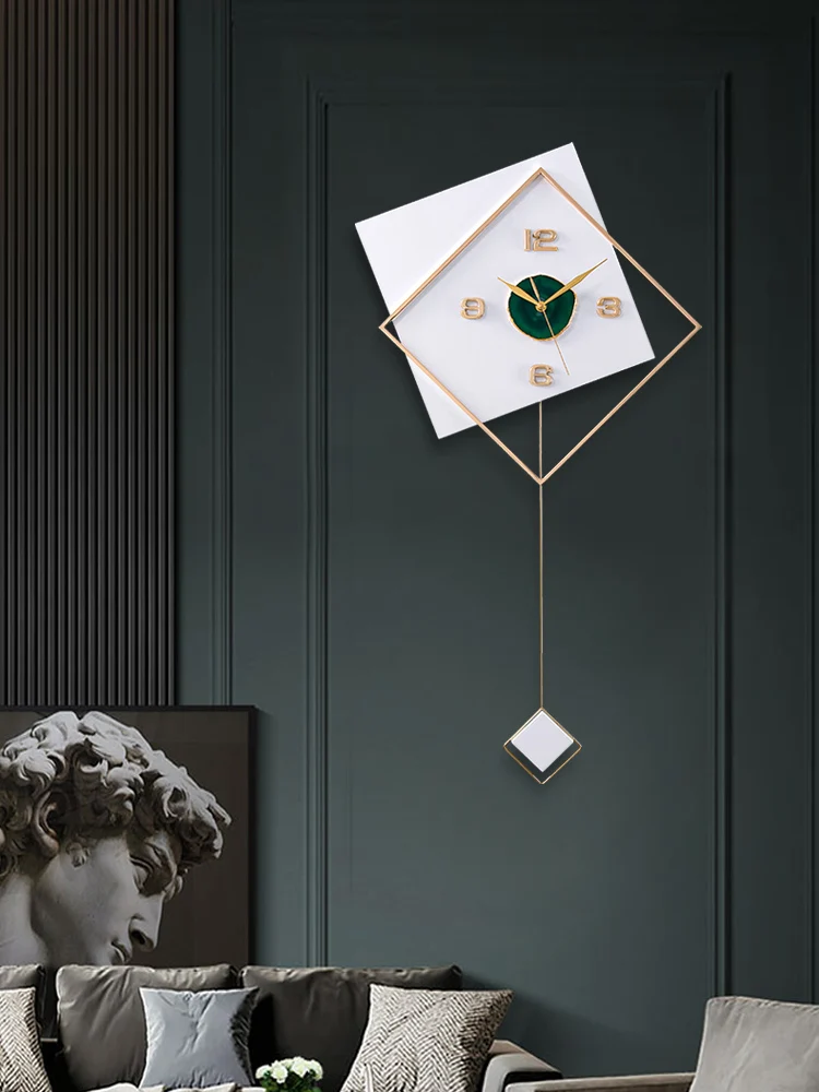 

Настенные часы в скандинавском стиле, металлические креативные современные украшения для гостиной, домашний декор, подарок