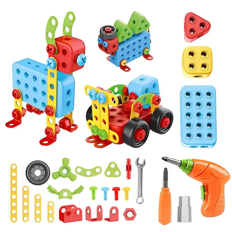 

Nuts And Bolts Building Set Stem Toys Kit Kids Building Blocks Learning Set Engineering Kit Creative Activities Games Learning
