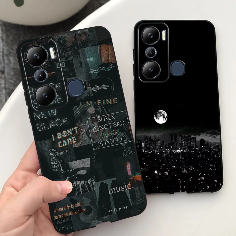 Чехол для Infinix Hot 20i 20s чехол X6826 X665C X665E с ночным видением мягкий из ТПУ Для 20 pro Hot20 Play