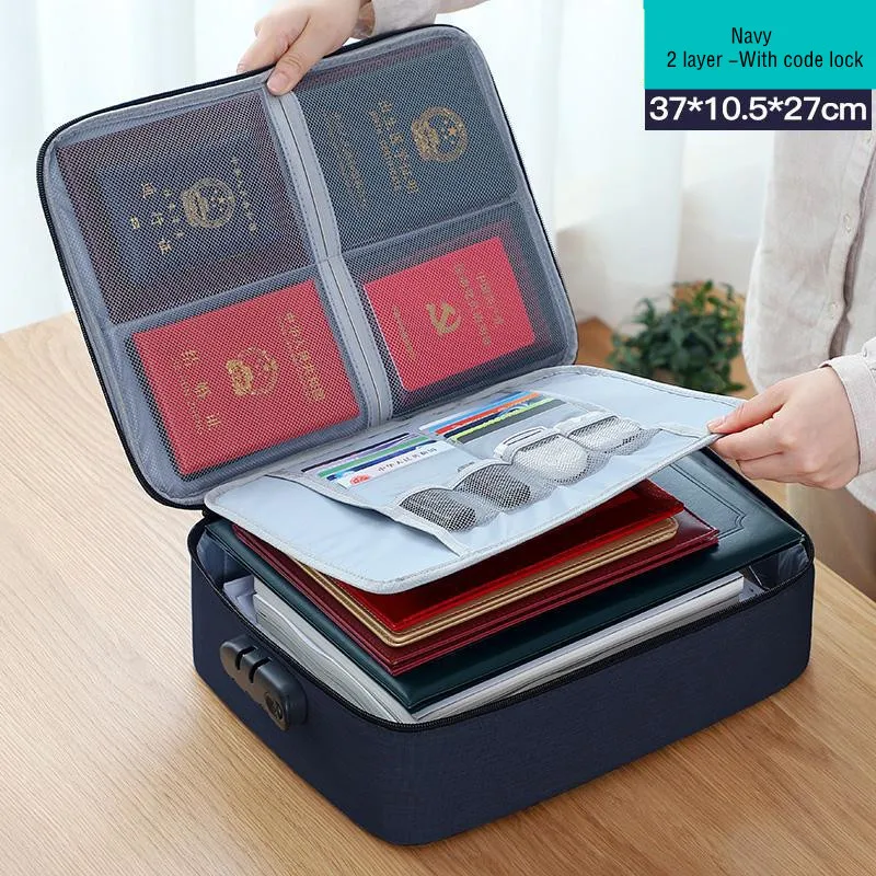 

Многофункциональный органайзер для документов и билетов, с замком