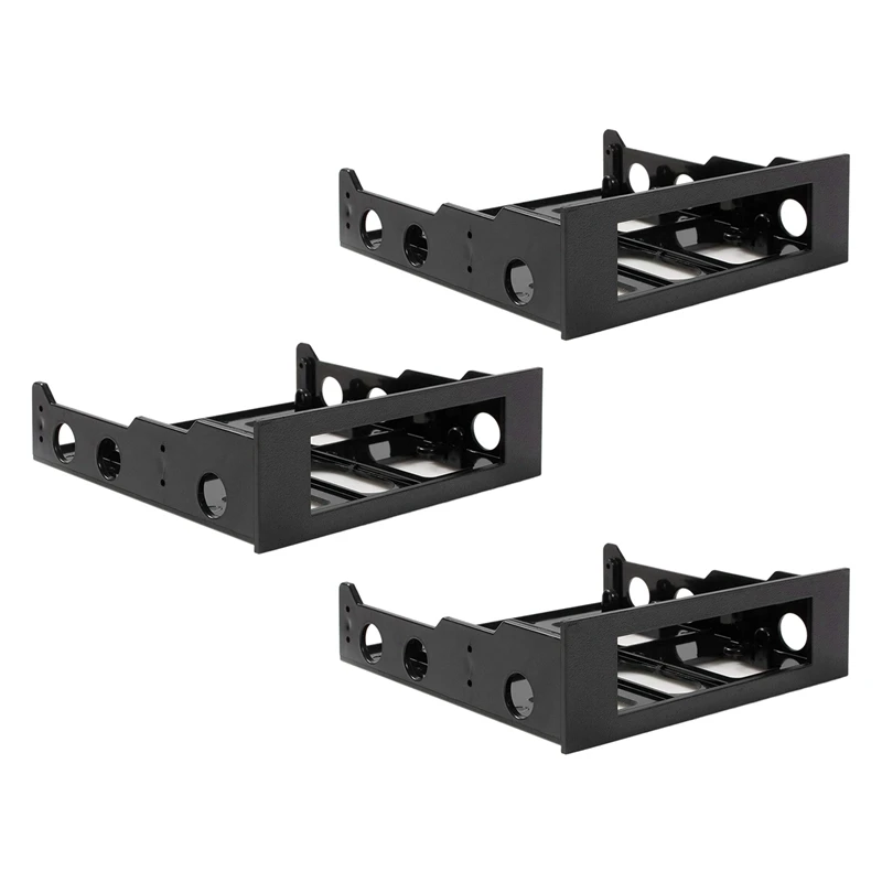 

3X 3.5 To 5.25 Hard Drive Drive Bay Front Bay Bracket Adapter,Mount 3.5 Inch Devices In 5.25In Bay