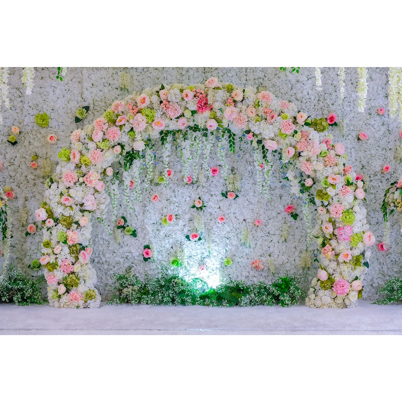 

Розовый изогнутый фон с цветами на стену для фотосъемки малышей невесты на свадьбу портретный фон для фотосъемки баннер на день рождения