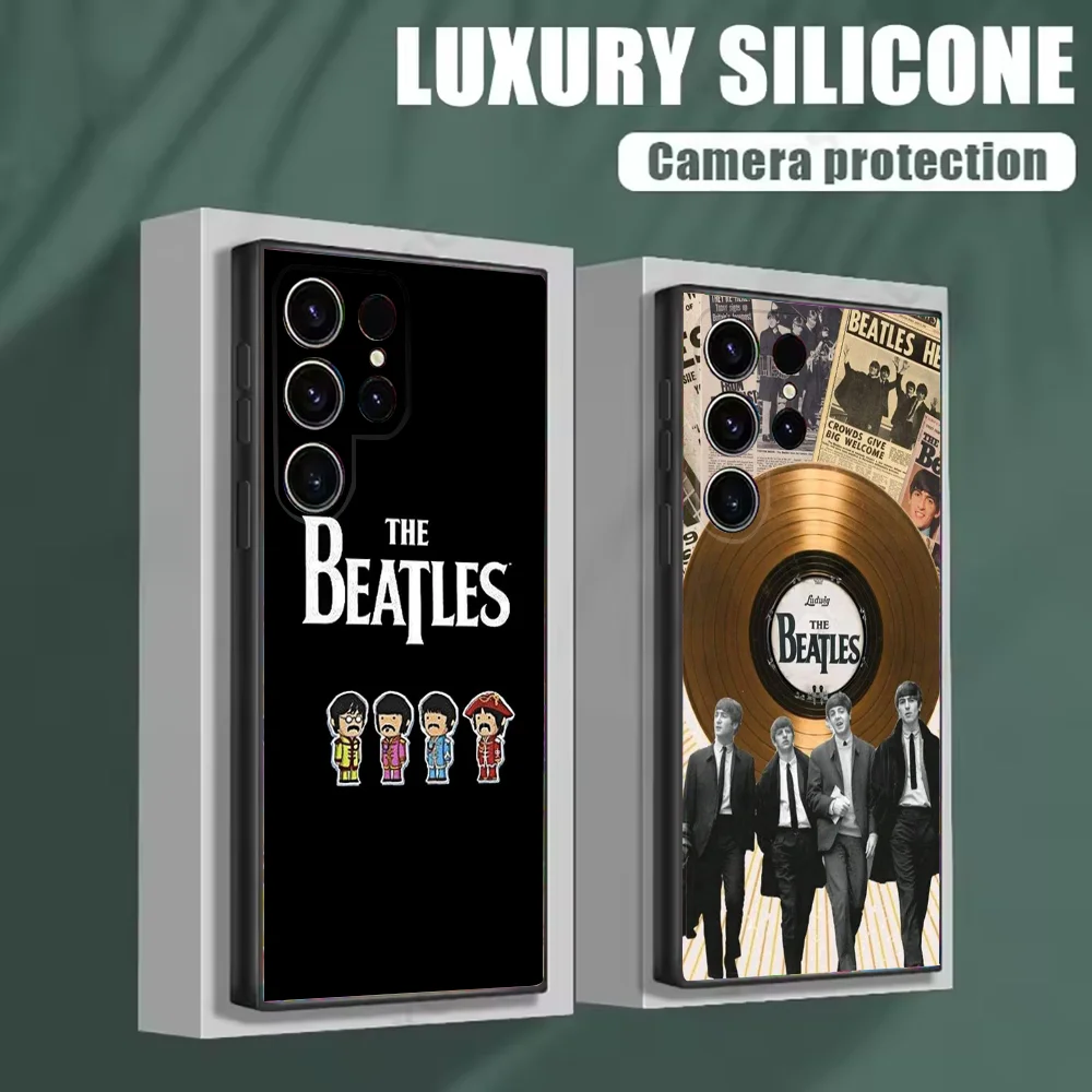 Band-T-The-B-BeatlesS-S Phone Case For Samsung S25 S24 S21 S22 S23 S30 Ultra S20 Plus Fe Lite Note 10 Black Soft Shell