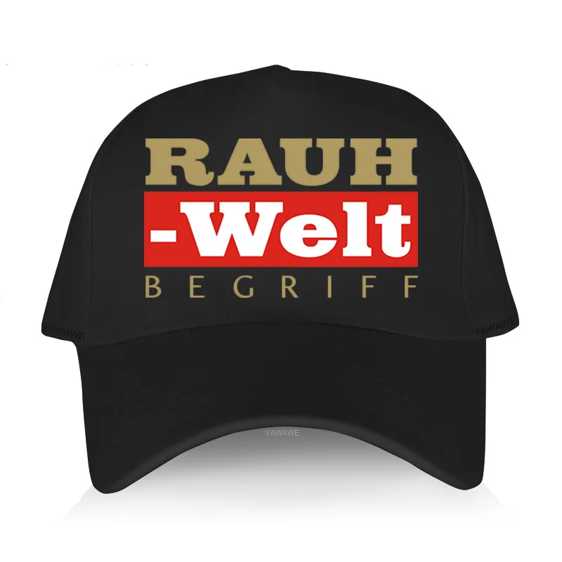 

Hot sale Men's summer black Cotton Adjuatable Hat casual style RAUH WELT BEGRIFF Baseball Cap Unisex Cool Outdoor Boy Caps
