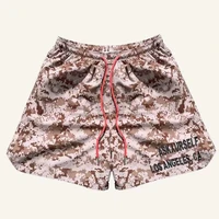 askyurself desert camo shorts hip hop outdoor fashion letter printing logo pocket shorts men women summer beach breeches