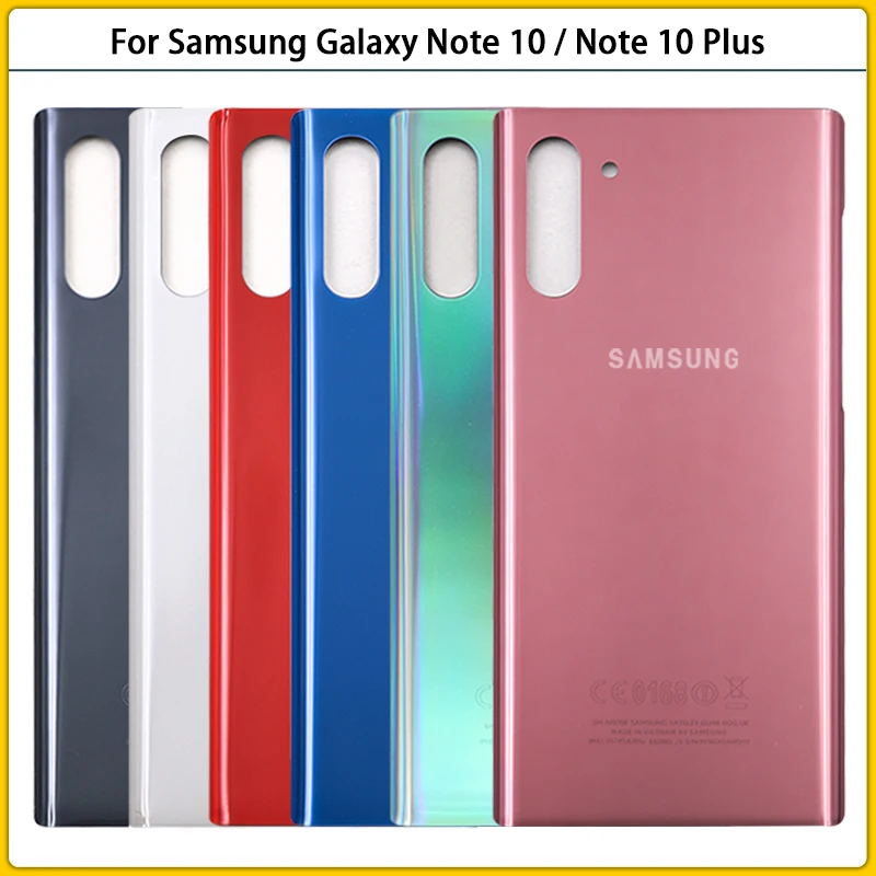 Задняя крышка батарейного отсека для Samsung Galaxy Note10 N970F Note 10 Plus N975F 3D стеклянная