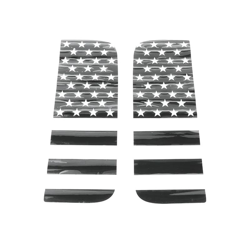 

Car Rear Door Window Glass Decoration Sticker Trim for Jeep Wrangler JL Gladiator JT 2018-2022 Exterior Accessories