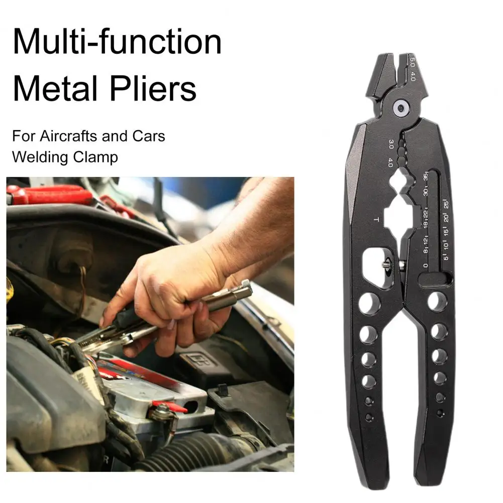 

Practical Metal Clamp Pliers Shock Absorber Pliers Tool RC Car Pliers Multifunctional Fix Plugs