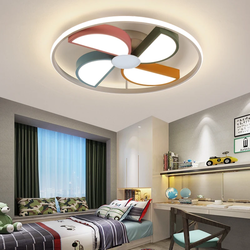 

Nordic winnower home decoration salon bedroom decor led lamp lights for room dimmable ceiling light lamparas indoor lighting