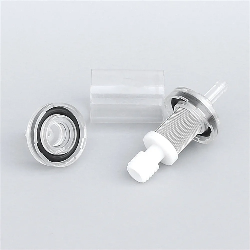 7 шт./компл. прозрачный разборный дизельный топливный фильтр + шланг зажимы для