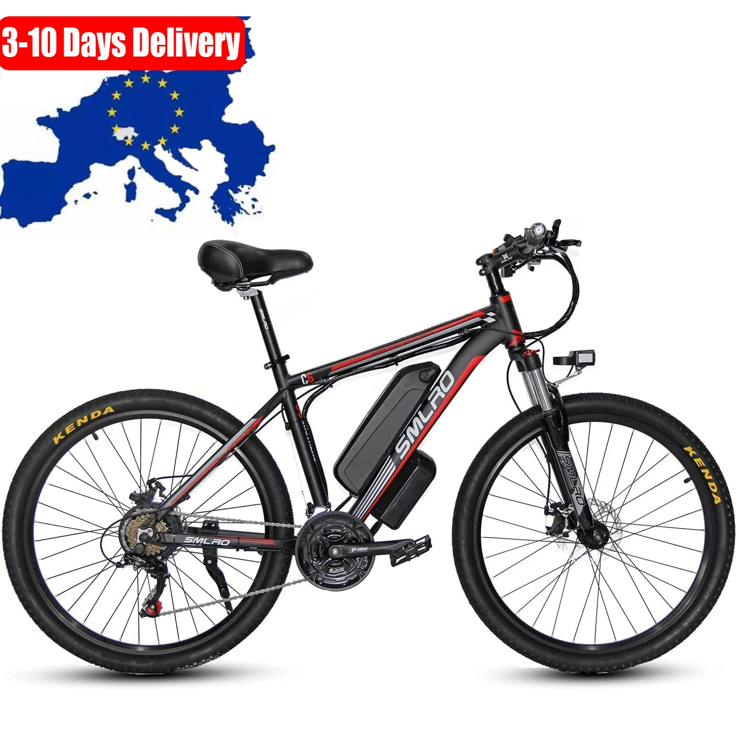 

Велосипед Горный Shimano, 26 дюймов, 1000 Вт, 21 скорость, 13 а, гибридный