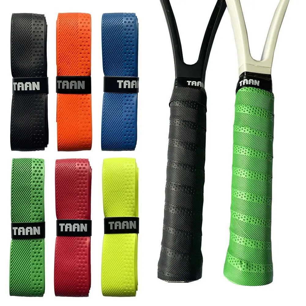 

PU Replacement Shock-proof Non-slip Embossing Handle Grip Badminton Squash Tennis Racket Racquet Inner Overgrip