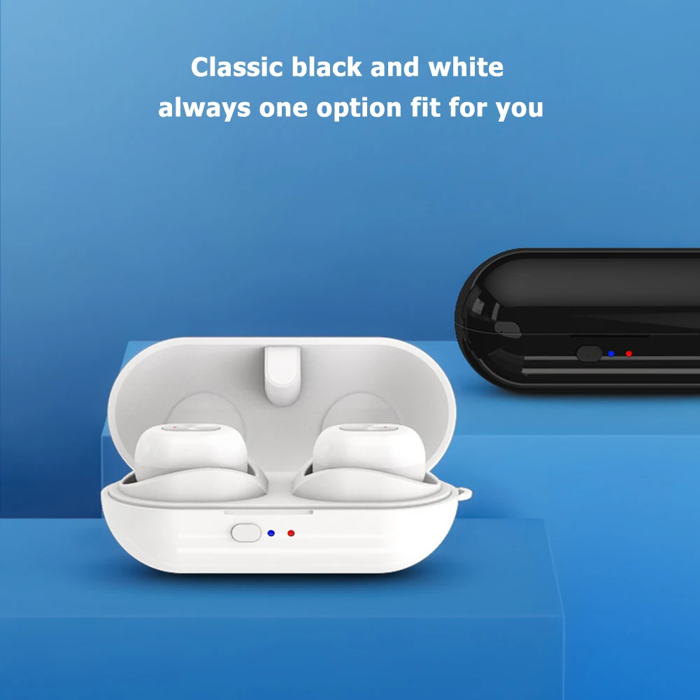 

TWS Bluetooth-compatible Earbuds Wireless Stereo Headphones with Mic for Phone Laptop PC Sports Fitness Wireless Headsets Stereo