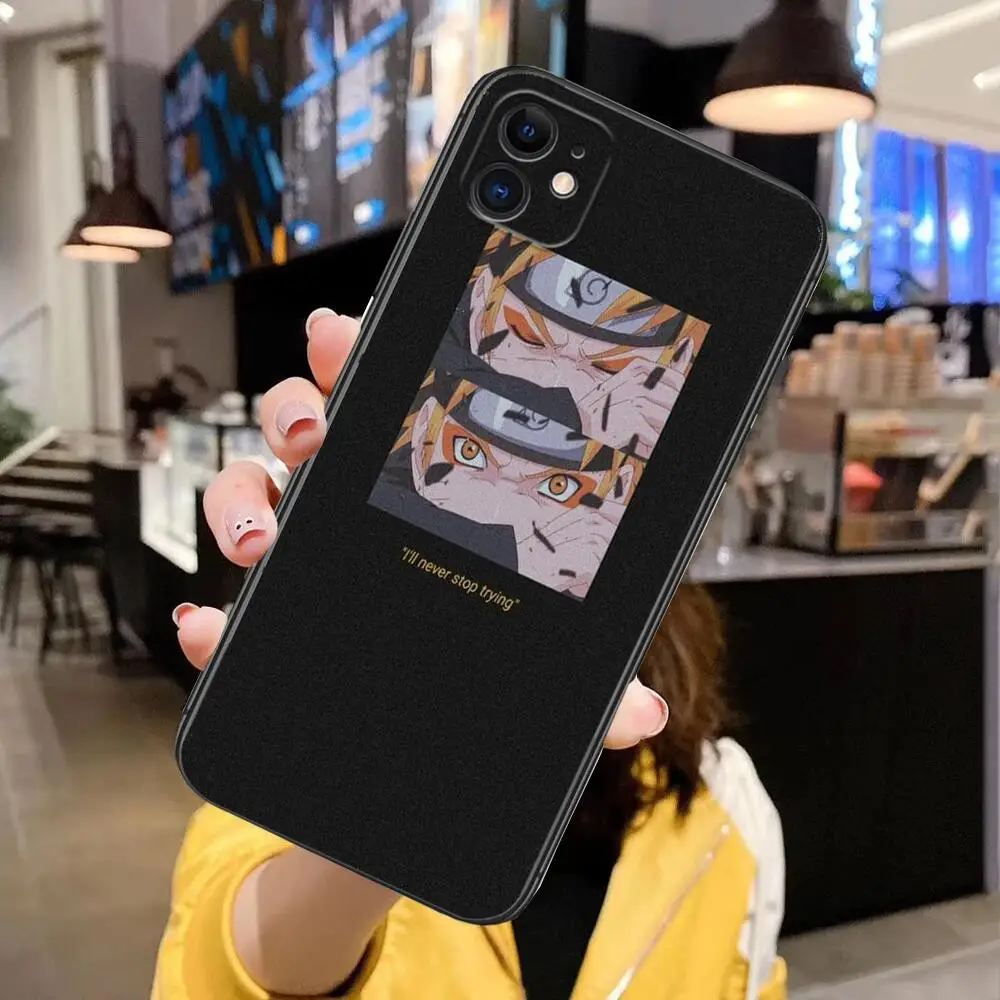 

phone cover Naruto Luxury phone Case For IPhone 13 12 11 Pro Max Mini SE XR X XS Max 8Plus 7plus 6 6S New Shell phone Case