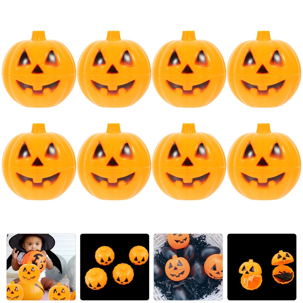 

Small Jack-o-lantern Trick-or-treat Candy Holder Halloween Supplies Creative Jar Storage Container