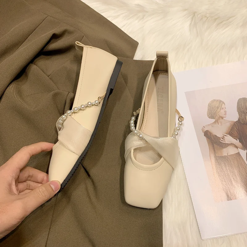 Flat Shoes Bow Fashion Women Sandals Ballet Shoes 2023 Spring Summer New Walking Shoes Casual Women's Shoes