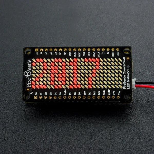 DFRobot-FireBeetle-24x8-LED-lattice-screen (красный)