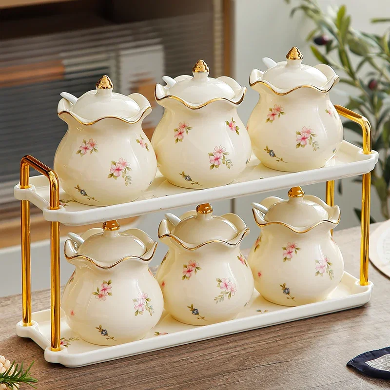 Легкая роскошная банка для приправ кухонная бытовая креативная