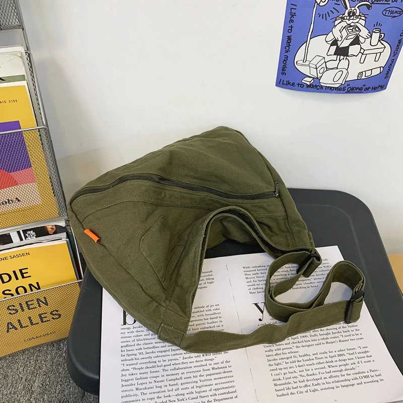 High Quality Unisex Street Trend Crossbody Bag Large Capacity Personalit Messenger Bag Casual Tooling Style Bag INS Shoulder Bag