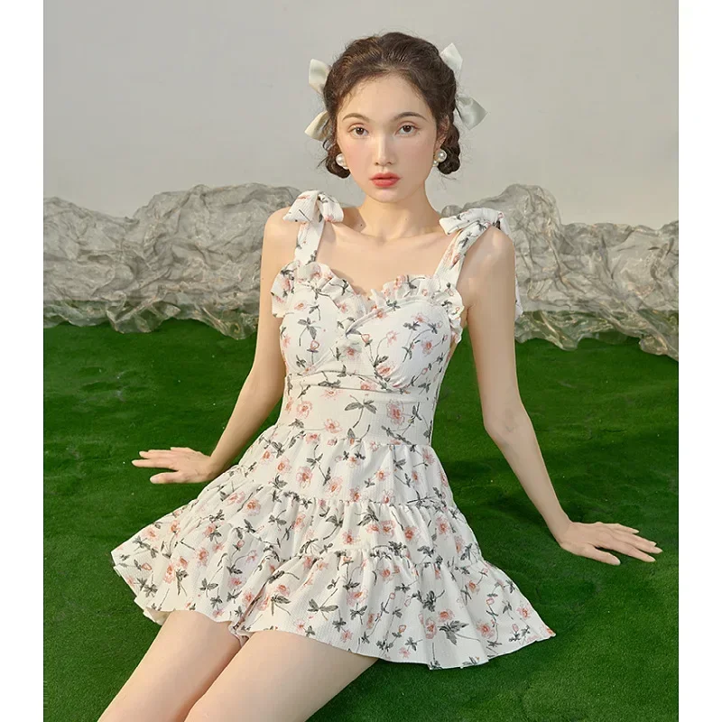 

2023 New Sexy High Waist Swimwear Women Print One Piece Swimsuit Female Backless Monokini Bathing Suit Swim Wear Dropship