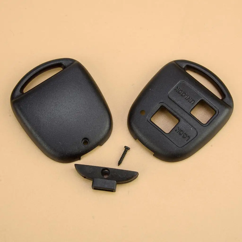 

2 Button Remote Control Car Key Cover Case Fob Holder Shell Fit for Toyota Camry Corolla Avensis RAV4 Echo Prado Avalon Tarago