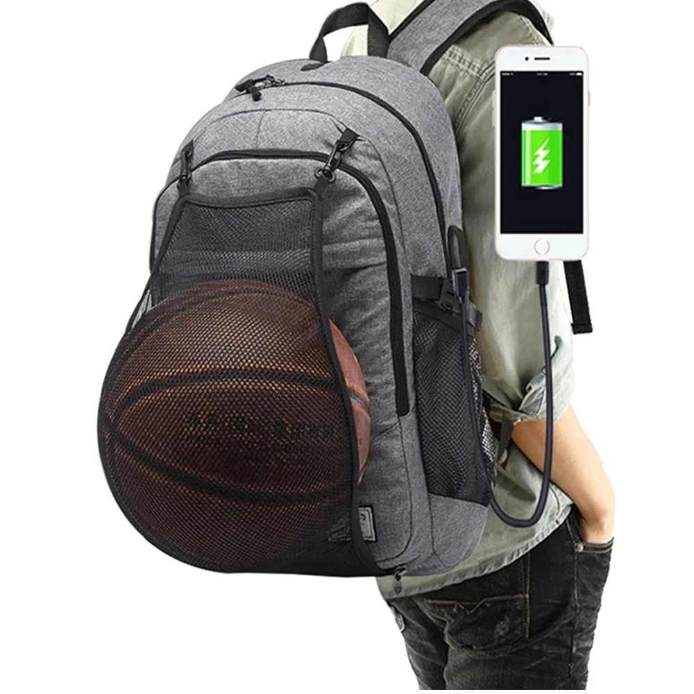 

35L Basketball Backpack Outdoor Soccer Sports Bag Football Gym Fitness Bag For Men Laptop Backpack Waterproof Hiking Daypack