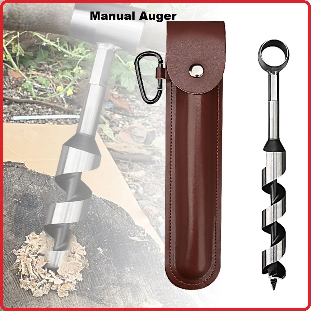 

Hand Auger Wrench Multifunctional Survival Settlers Tool for Outdoor Sports Jungle Crafts Camping Bushcrafting Sturdy
