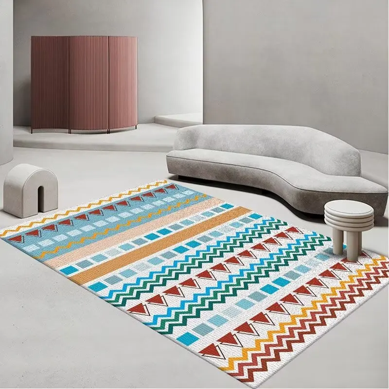 

Роскошный ковер в классическом марокканском стиле для гостиной, декор для спальни, дивана, боковые коврики большого размера, моющиеся противоскользящие коврики для пола