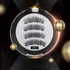 3D Магнитные ресницы с 34 магнитами ручная работа макияж норковые ресницы Удлиненные Накладные ресницы Многоразовые Накладные ресницы Прямая поставка