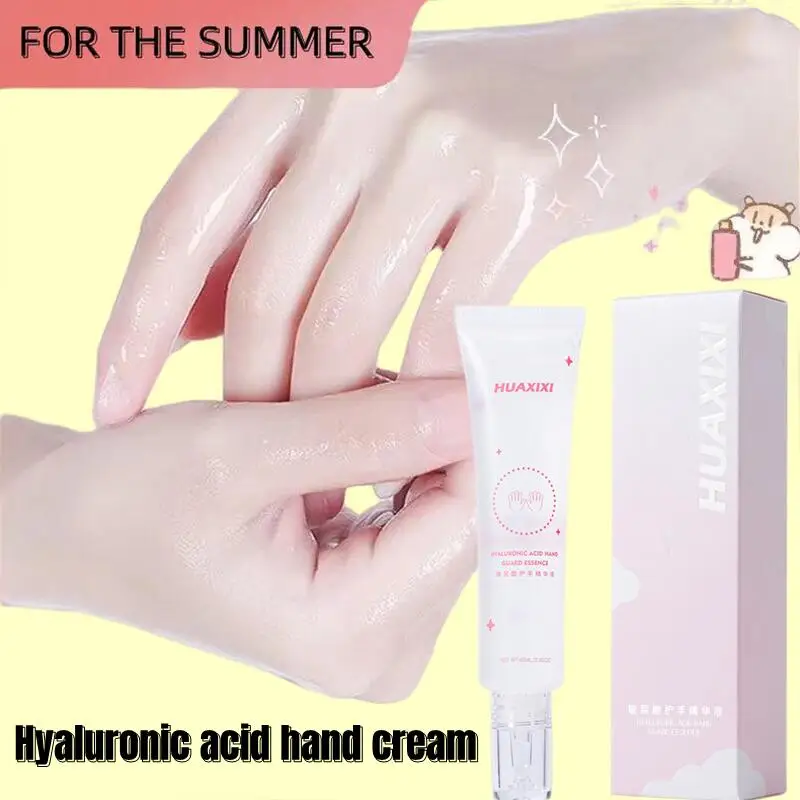 

Hyaluronic Acid Hand Care Essence Soothing Repair Damaged Skin Hand Serum Whitening Brightening Moisturizing Hydrating 40ml