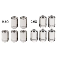 5pcsset replacement coil heads for cubis ego aio bf ss316 0 50 6 ohm retailsale wholesales drop shipping