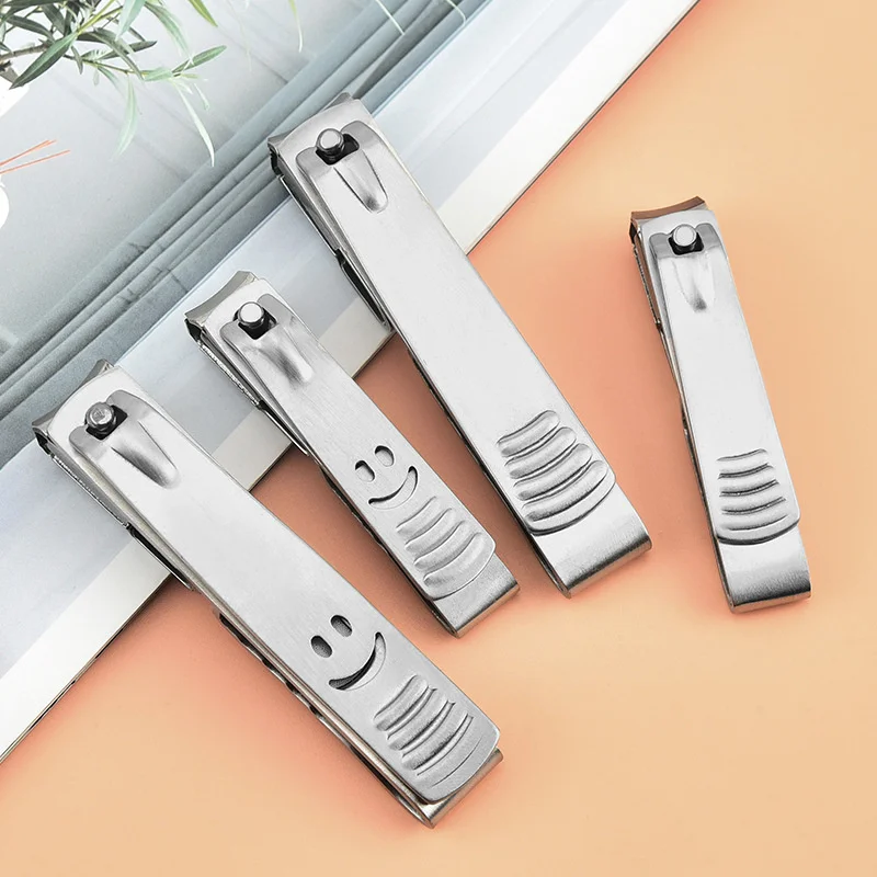 

Роторные кусачки для ногтей, 360 градусов, нержавеющая сталь, кусачки для ногтей со смайликом, большие инструменты для взрослых, бесплатная д...