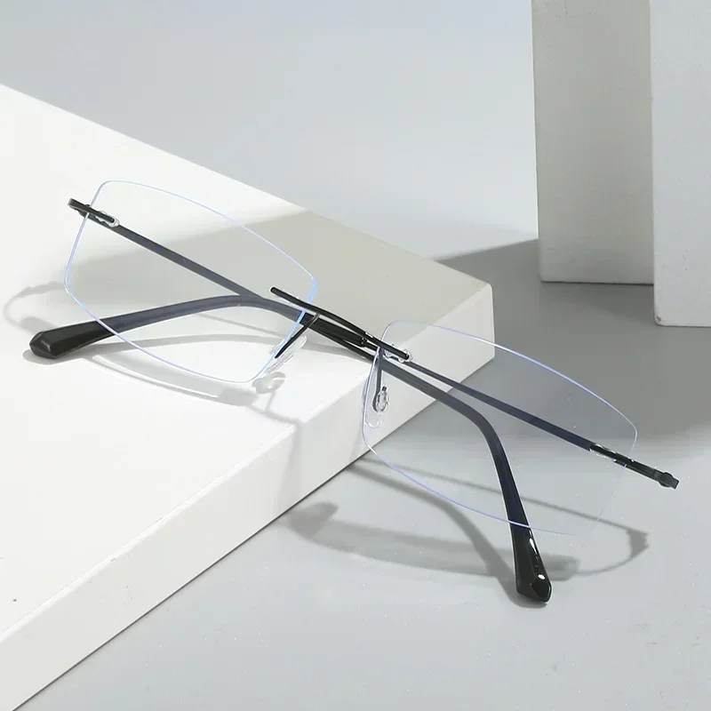 Женские и мужские модные очки с защитой от синего света деловые для близорукости