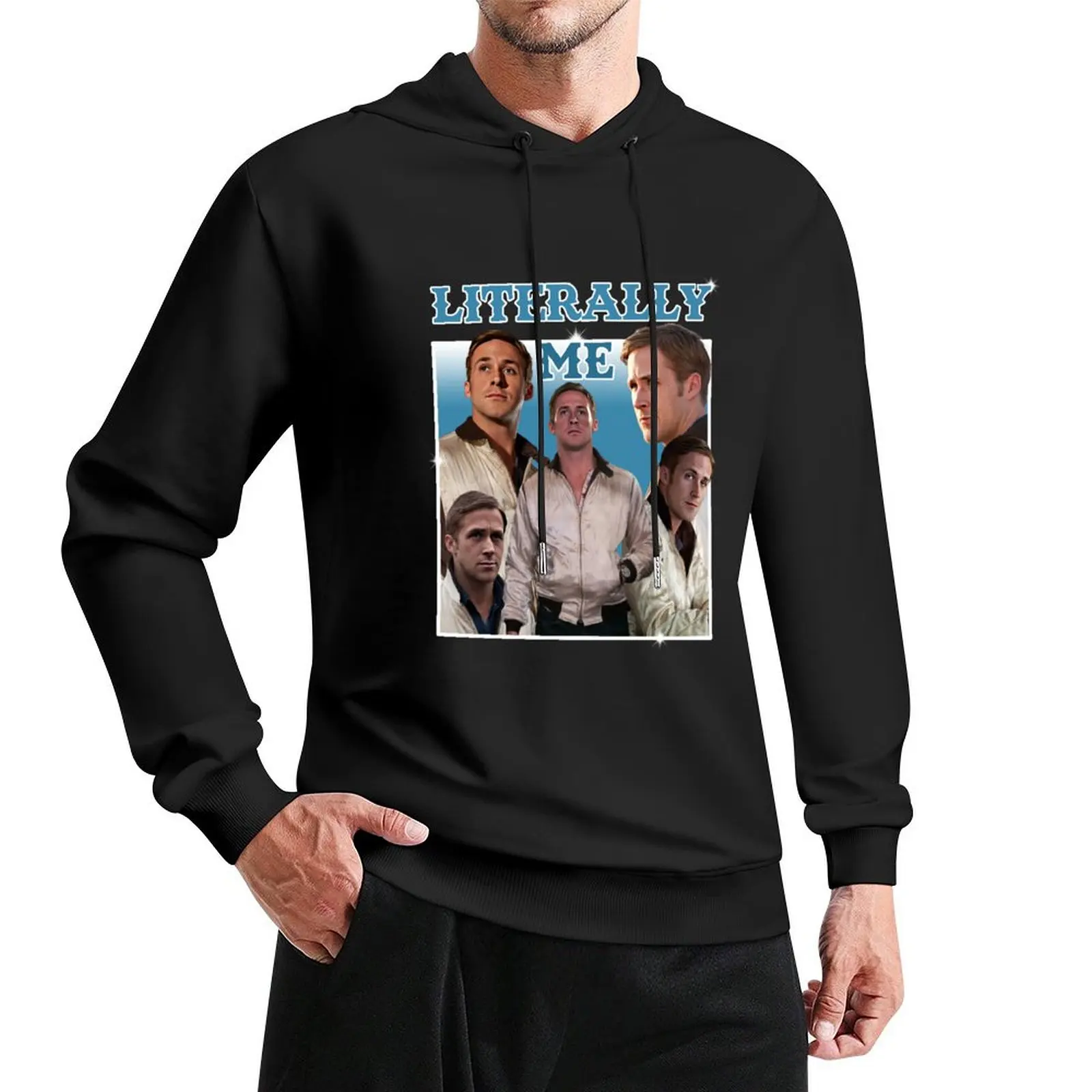 Пуловер с капюшоном Literally Me (Ryan Gosling) эстетичная одежда мужская мужской зимний