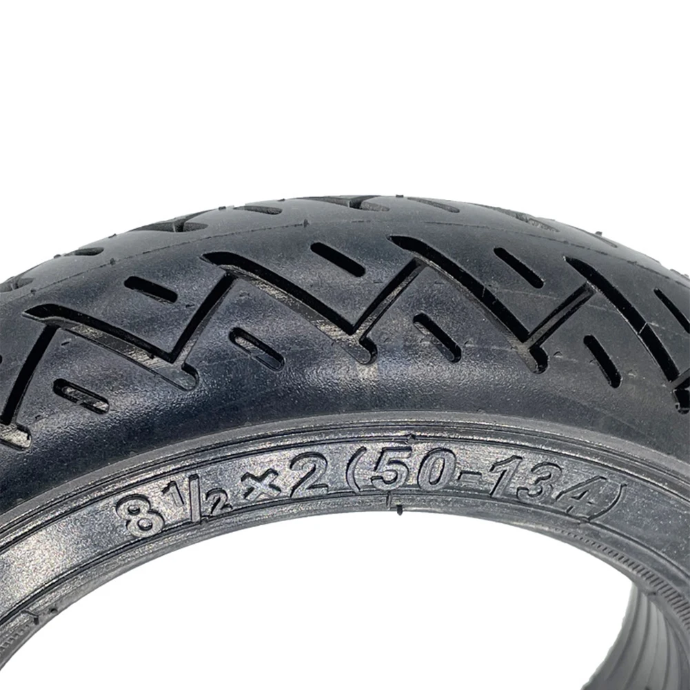 

8 Inch Scooter Solid Tire 8 1/2x2(50-134) Bicycle Black Color Cycling Parts