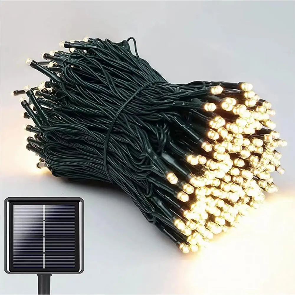 

Solar String Light LED Fairy Garden Waterproof Outdoor Lamp 6V Garland Sunlight For Christmas Xmas Holiday Party Home Decoration