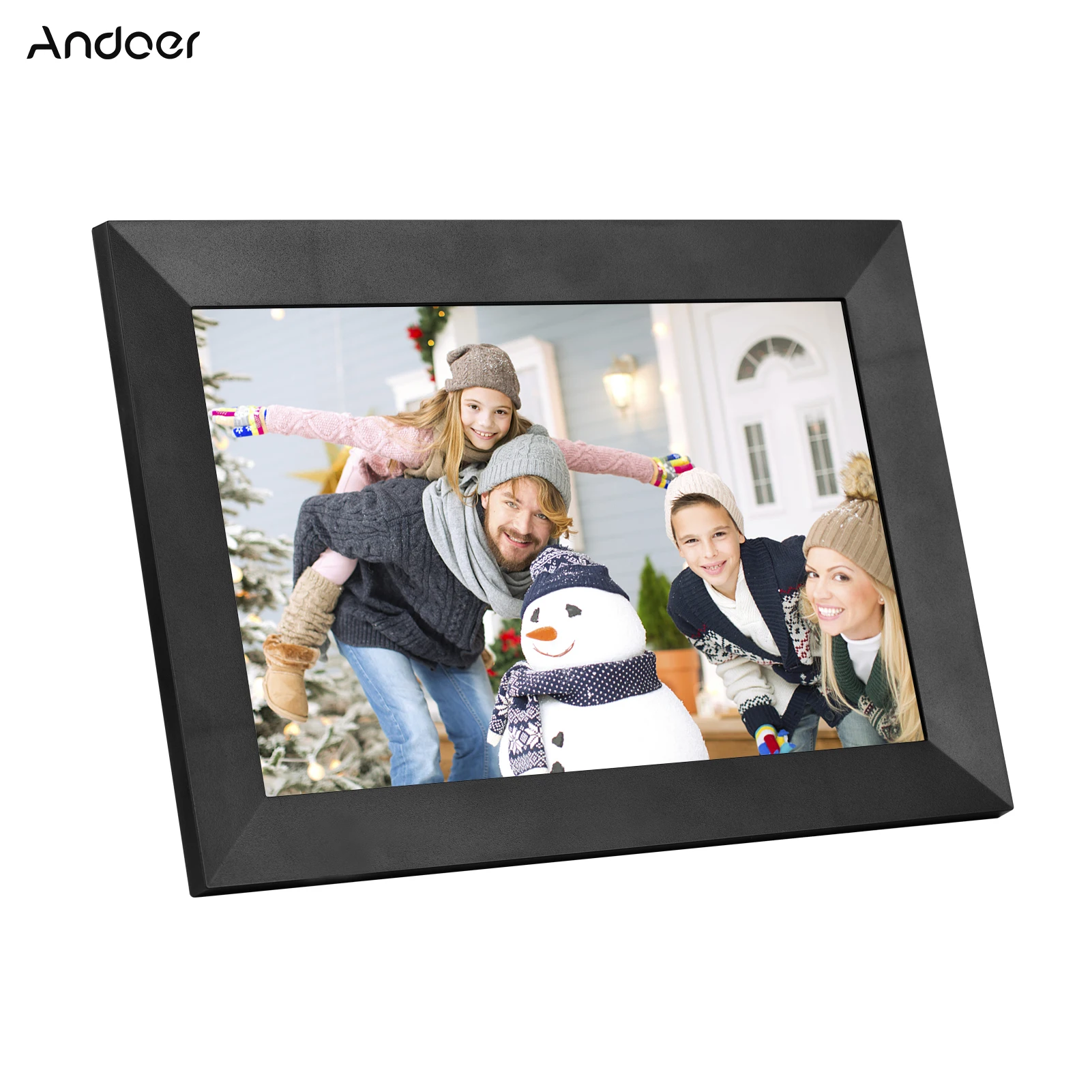 

Цифровая фоторамка Andoer, 8-дюймовая умная фоторамка с Wi-Fi, IPS сенсорный экран, 1280*800, фото, видео 1080P, память 16 ГБ, APP Share