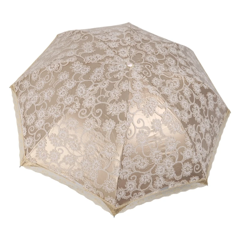 Y166 Sunnys Зонт Кружевной Вышитый Цветок Принцесса Женский