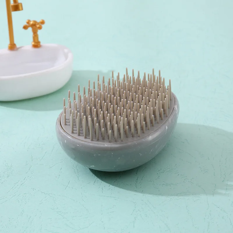 

Detangling Hair Brush Egg Round Shaped Tangle Hair Brushes Soft Hair Brush Hair Styling Hairdressing Combs Traveling Accessories