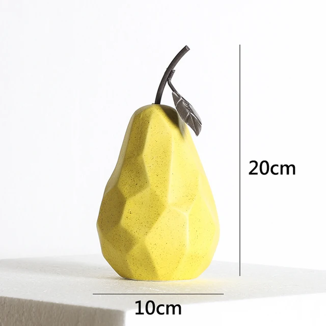 

Керамическая скульптура груша яблоко