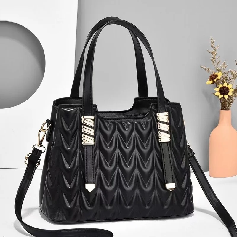 

Fashion Women's Shoulder Bag Retro New Temperament Luxury All-match Women's Bag Pu Soft Leather Hand-held Diagonal Bag