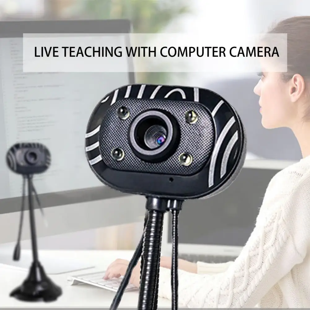 

Большая широкоугольная камера для видеочата, Внешняя веб-камера USB2.0 для учебы