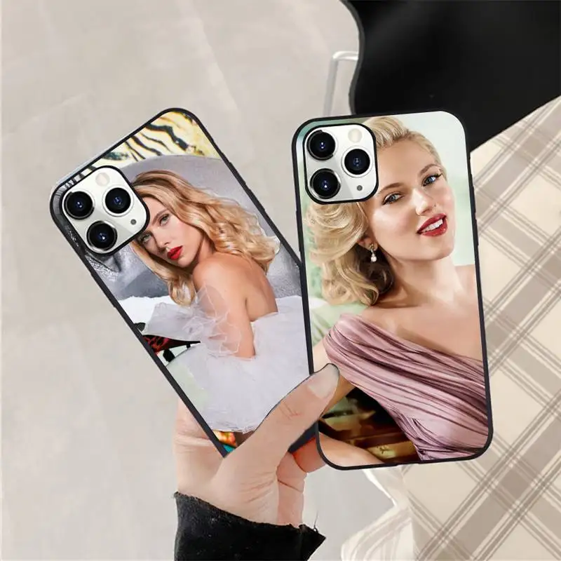 

Scarlett Johansson famous actor Phone Case For iphone 12 11 13 7 8 6 s plus x xs xr pro max mini shell