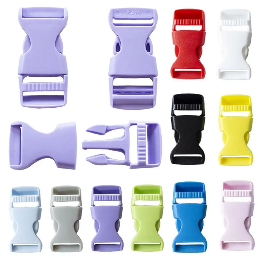 

10pcs Hot sale Curved 15mm Plastic Webbing Outdoor Tool Camp Bag Parts Side Release Buckle Dog Collar Strap