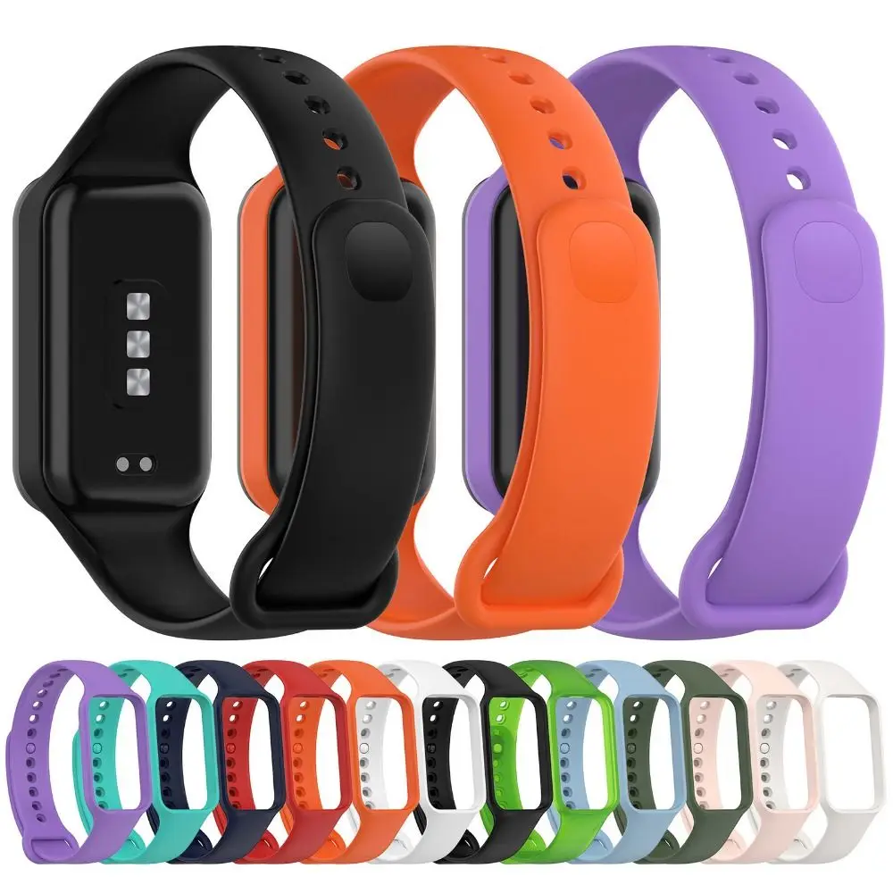 Silicone Band Strap For XiaoMi Redmi Smart Band2 Watchstrap For Redmi Band 2 WristBand Bracelet Replacement Belt Sport Strap