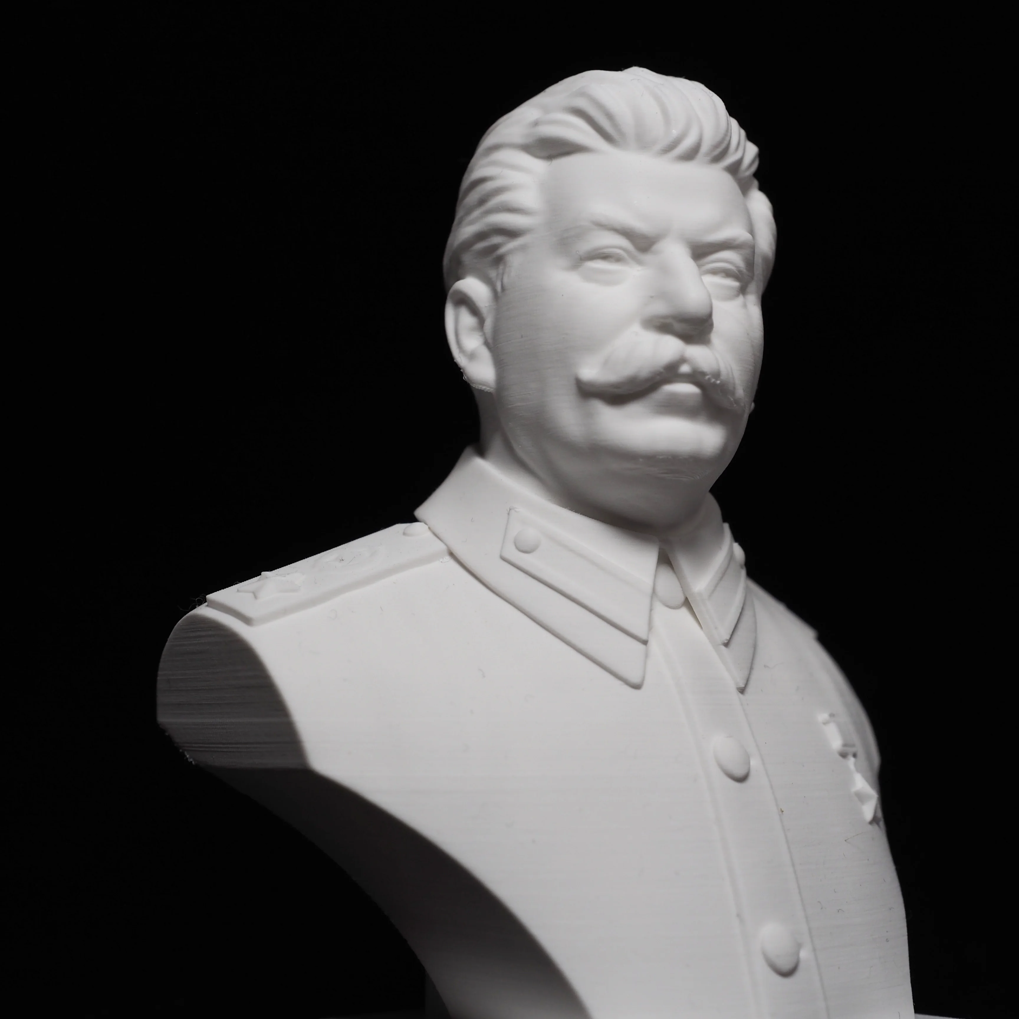 Статуэтка-бюст Иосифа Сталина, модель руки, декоративное изделие, портрет великого человека, украшение для стола, 3D-печать из PLA-пластика (art.: 3920dd2ff48ca) - 3920dd2ff48ca